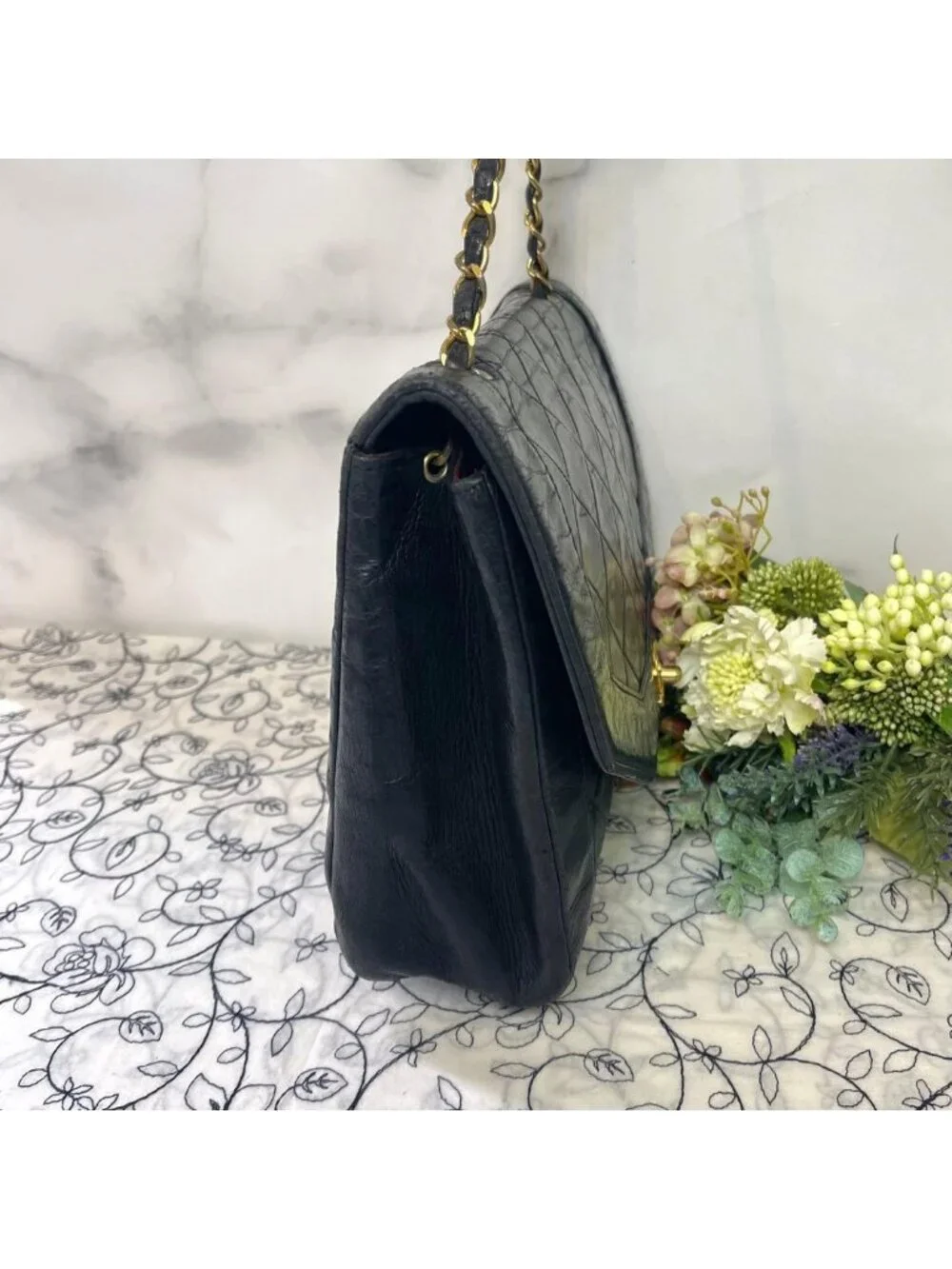 Chanel Vintage Mademoiselle Quilted Shoulder Bag